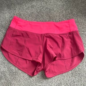 Lululemon speed up shorts
